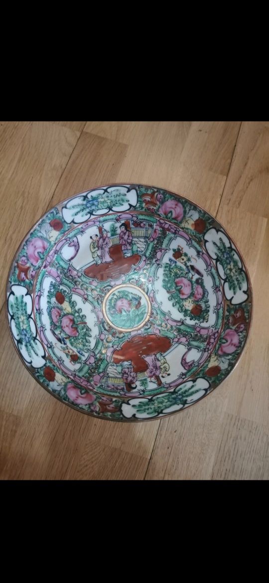 Taça com padrão de Macau