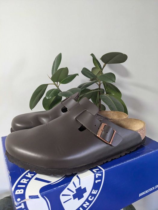 Сабо Birkenstock Boston Leather Brown 43 / 10 US