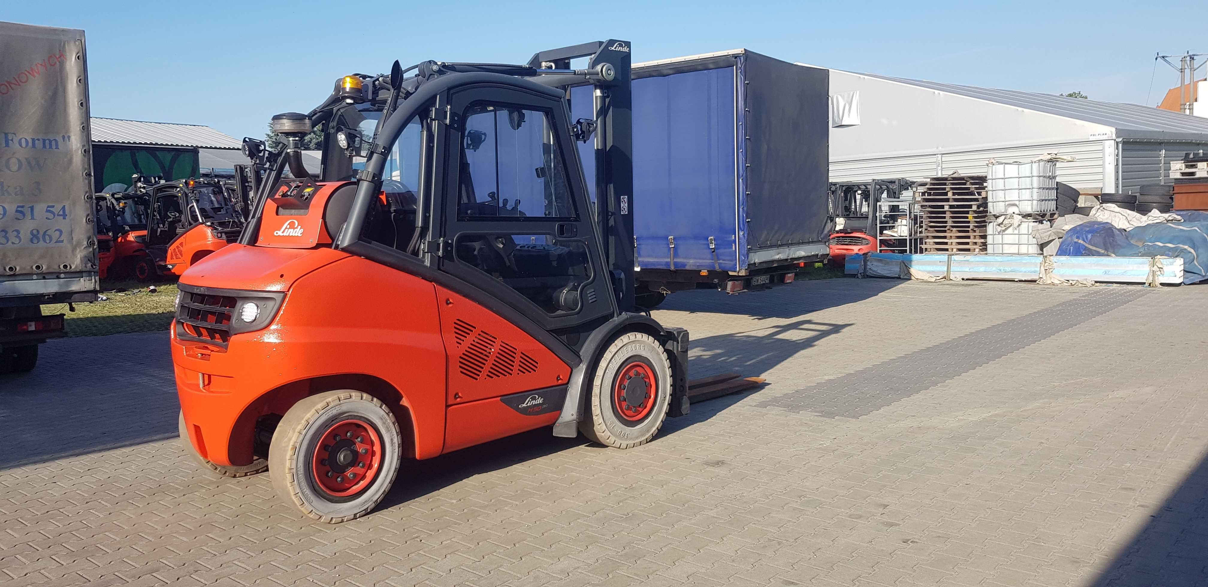 Linde H50T EVO H40 , H45 , pozycjoner wideł Stabau 2019 rok