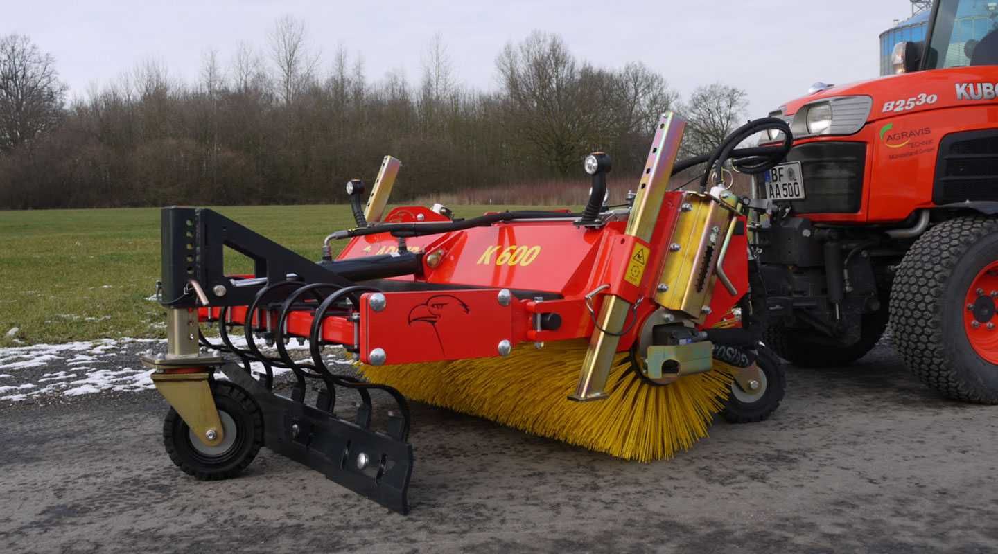 Zamiatarka ADLER K600 dla ładowarek - do najcięższych warunków