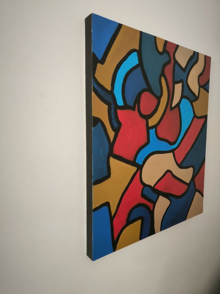 Pintura / Quadro Acrílico sob tela 70x60