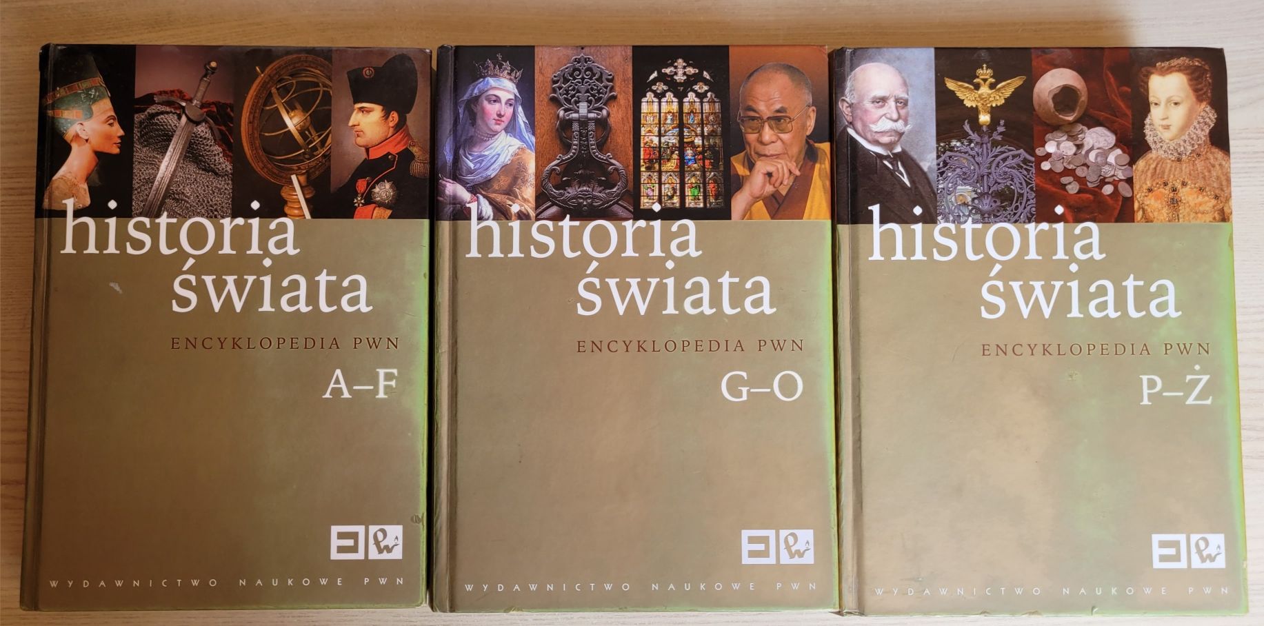 Historia Świata Encyklopedia PWN - 3 tomy