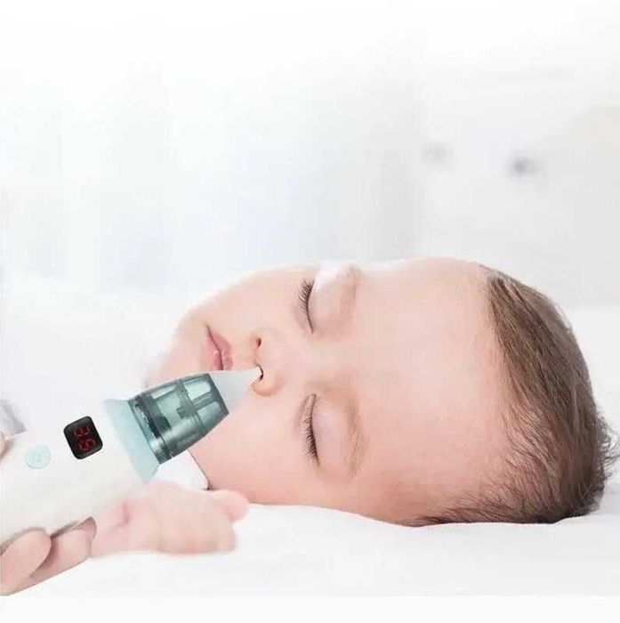 Соплевідсмоктувач Аспіратор назальний від USB електронний для дітей