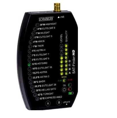 Medidor sinal satélite satfinder p/ montagem fácil antenas parabólicas