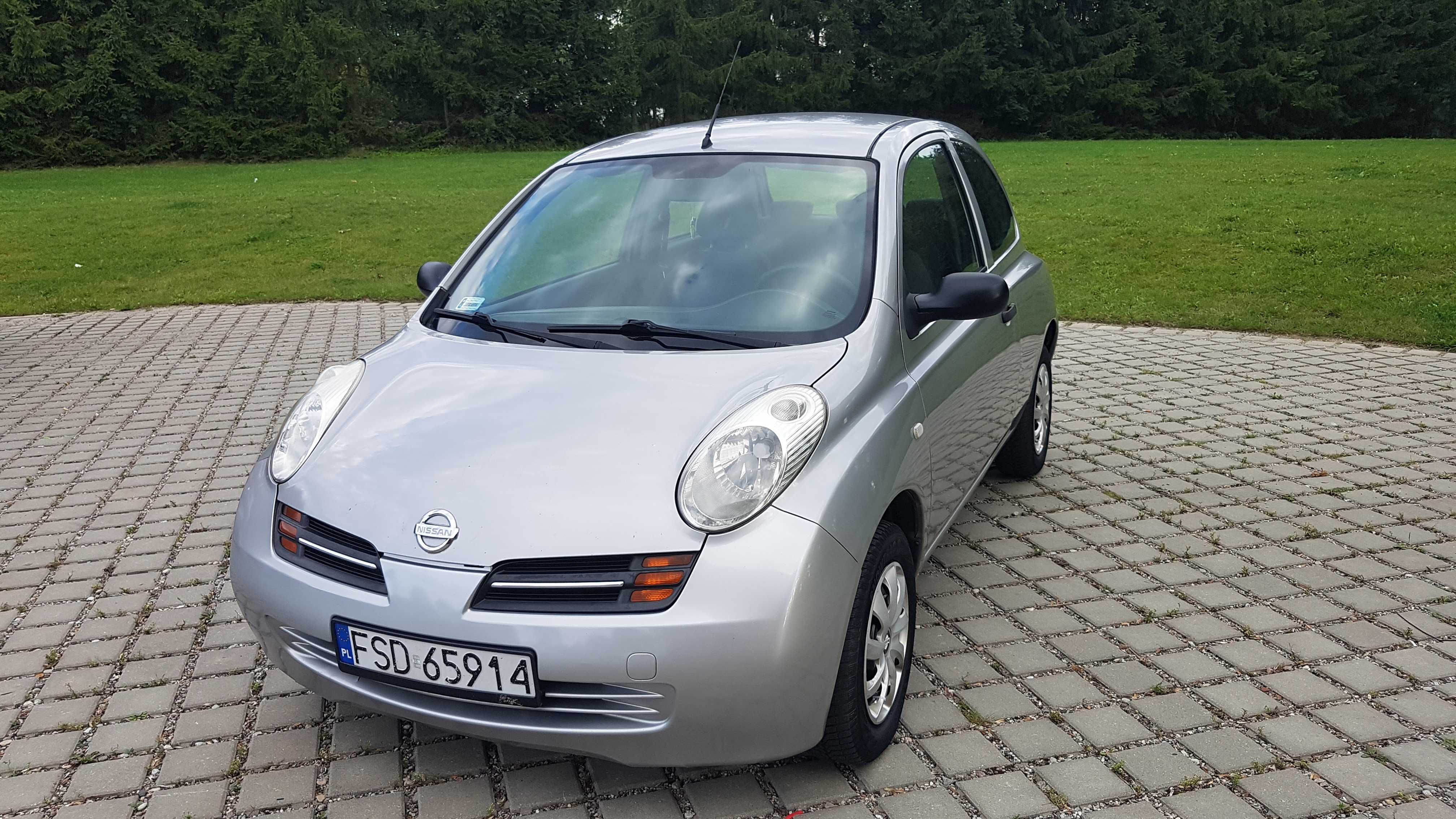 NISSAN MICRA K12 1.2benzyna KLIMATYZACJAsprawna LADNY dobry maly autek