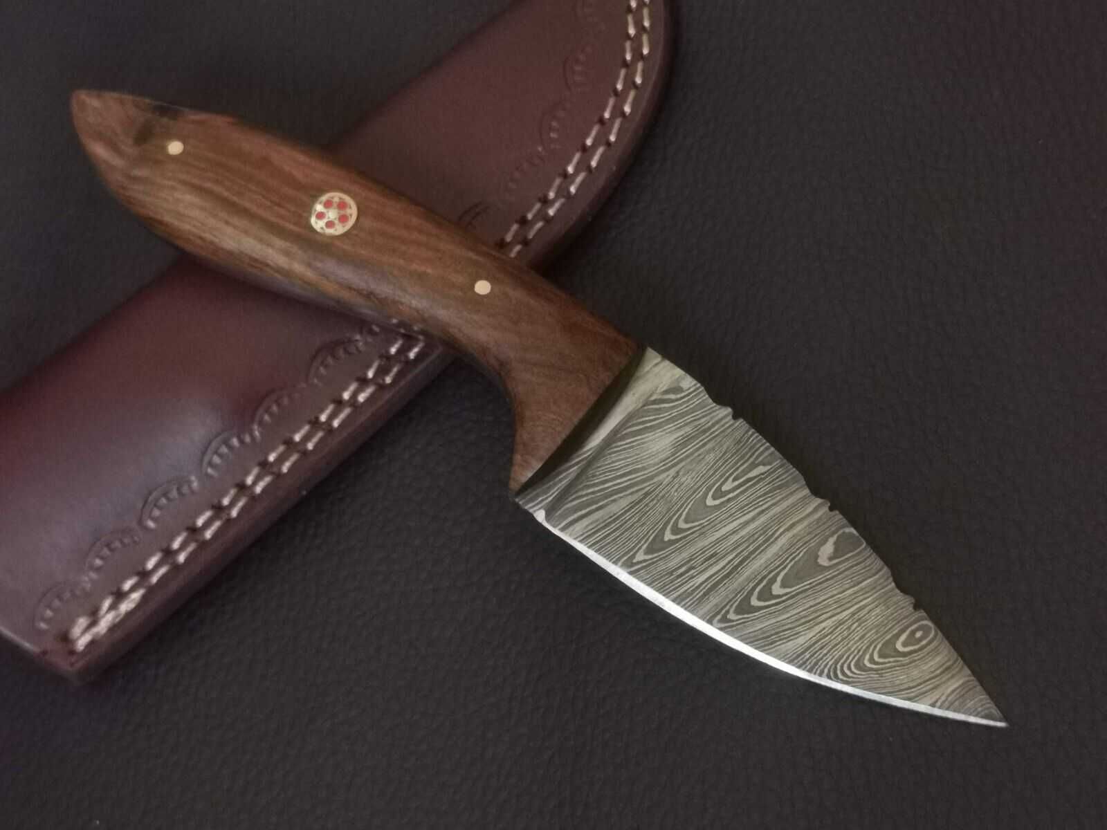 NÓŻ myśliwski kuchenny stal DAMASCEŃSKA DAMAST bushcraft