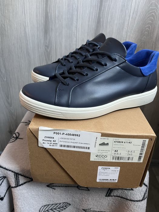Кеди низькі ECCO Soft 7, розмір 42