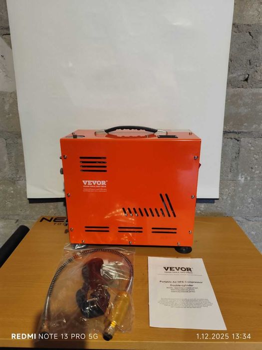 PCP sprążarka dwucylindrowa 800W pompuje bez wody i oleju