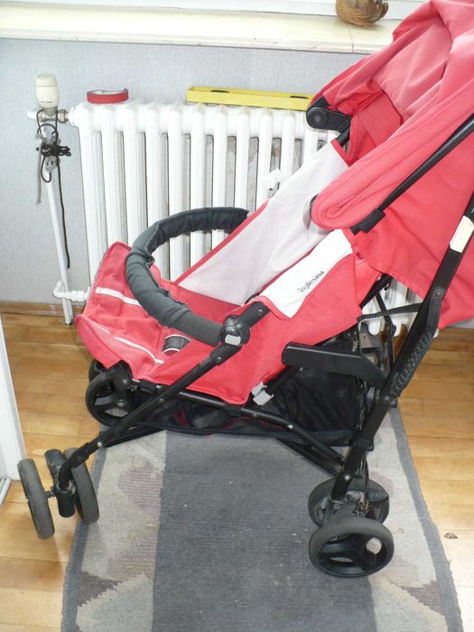 spacerówka parasolka z budką z regulacją oparcia