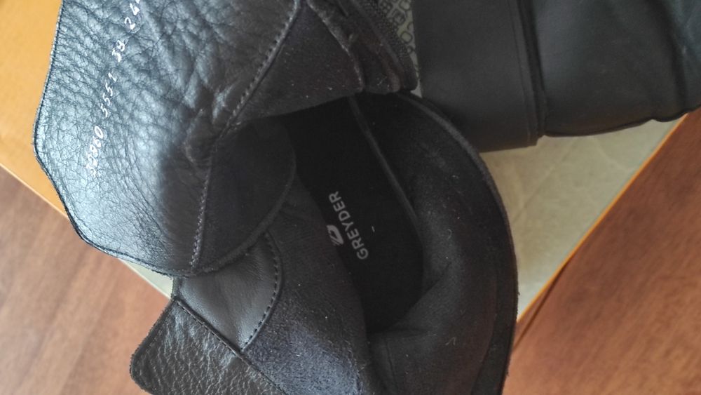 Ботинки, натуральна шкіра, розмір 38 виробник Терція, холодна осінь