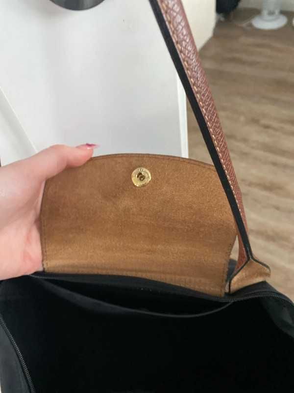 Torebki Damskie Longchamp Black Oryglnał Size:L(31*30*19)