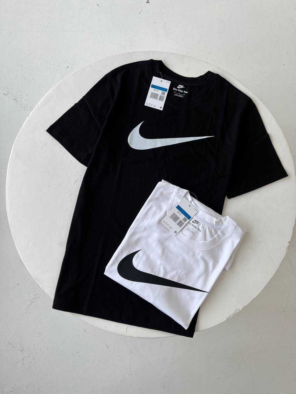 Футболка Nike белая и черная, S/M/L