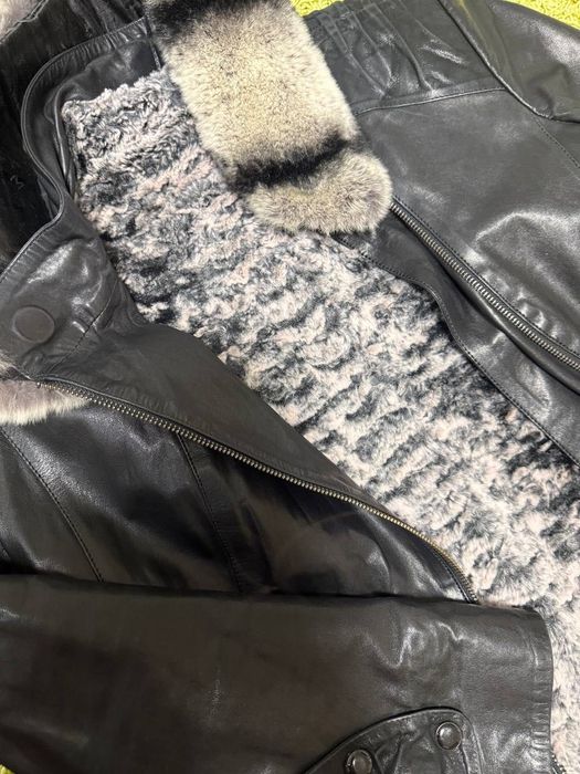 Демисезонний поданий піджак з натуральної хутра шиншили