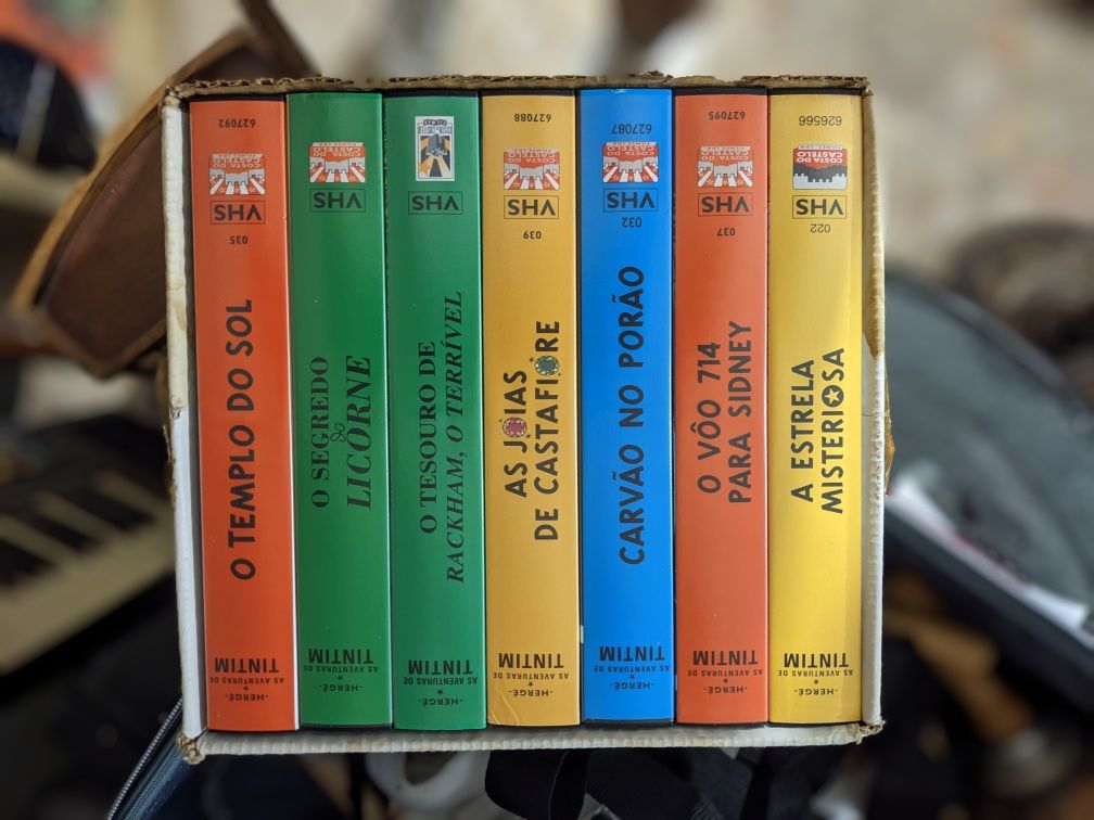 VHS Coleção Tintin cassetes (pt-pt)