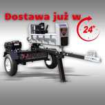 PROMOCJA 20ton! Łuparka mobilna Dwustronna QUAD AUTO Silnik benzynowy