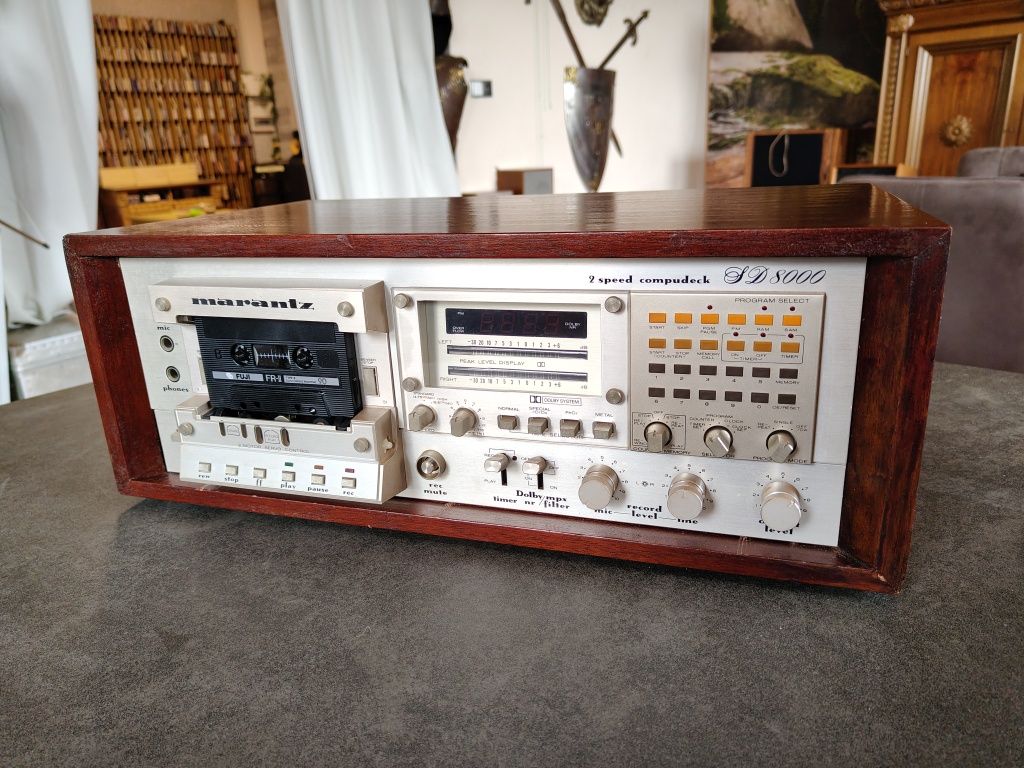 magnetofon deck Marantz SD -8000,stan wizualny i techniczny bardzo dob