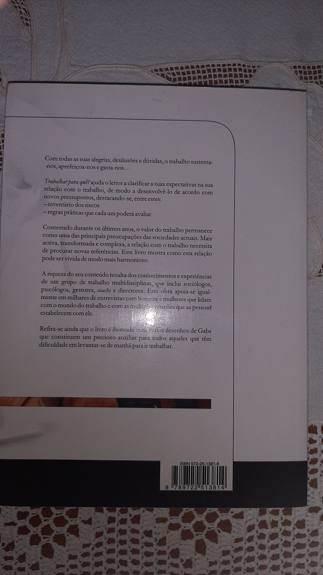 Livro trabalhar para quê?