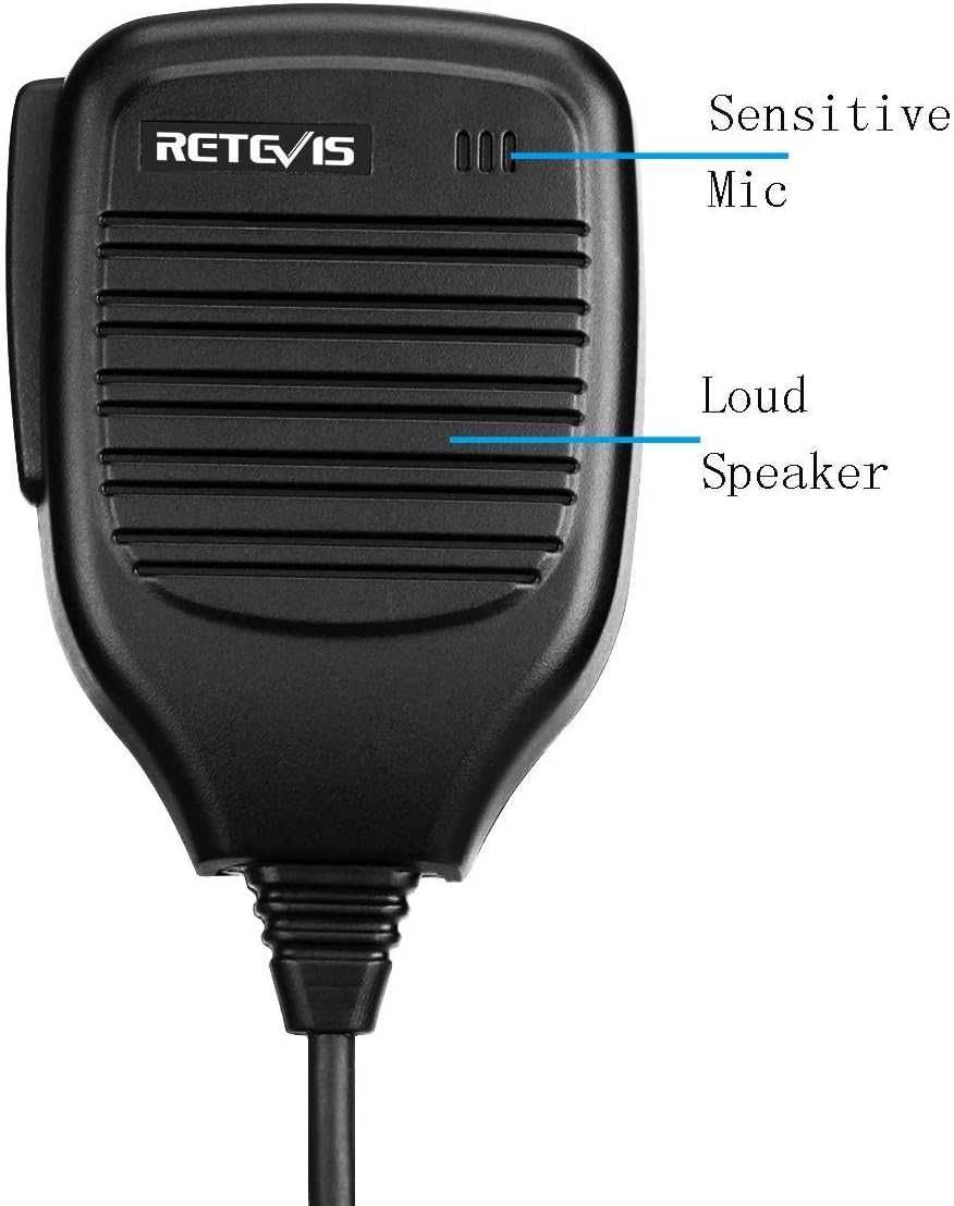 Mikrofon głośnikowy Retevis z gniazdem audio