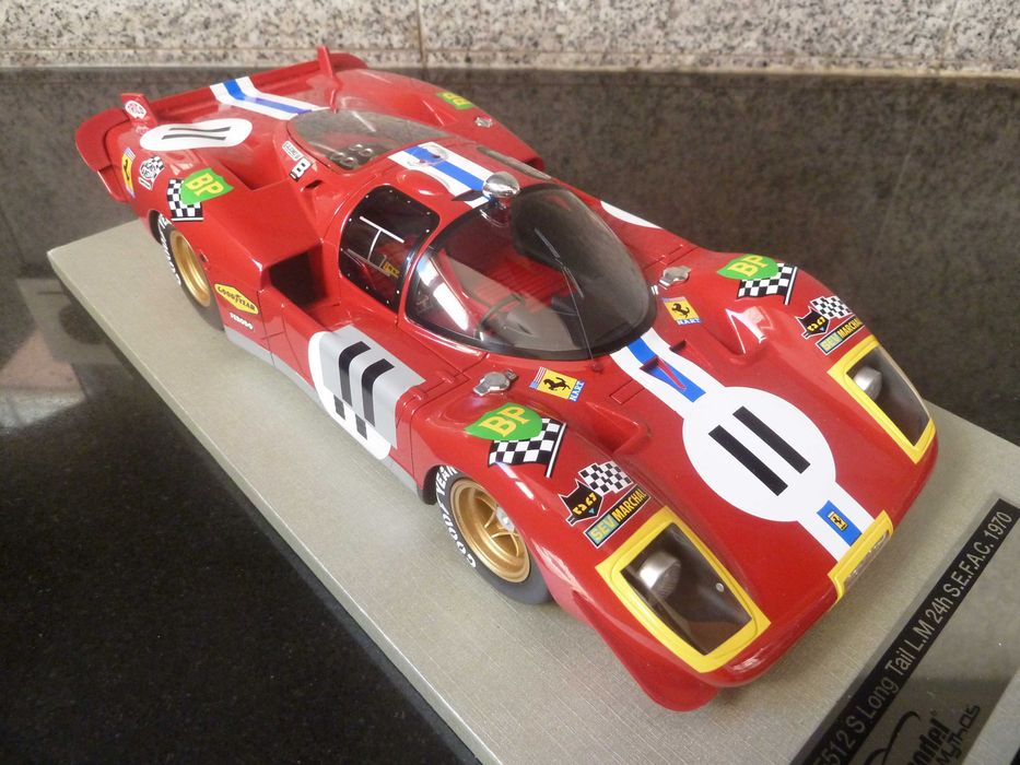 1:18 Tecnomodel, Ferrari 512S, Posey, Le Mans 1970, AutoArt Minichamps