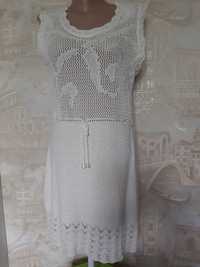 продам ажурное вязаное платье