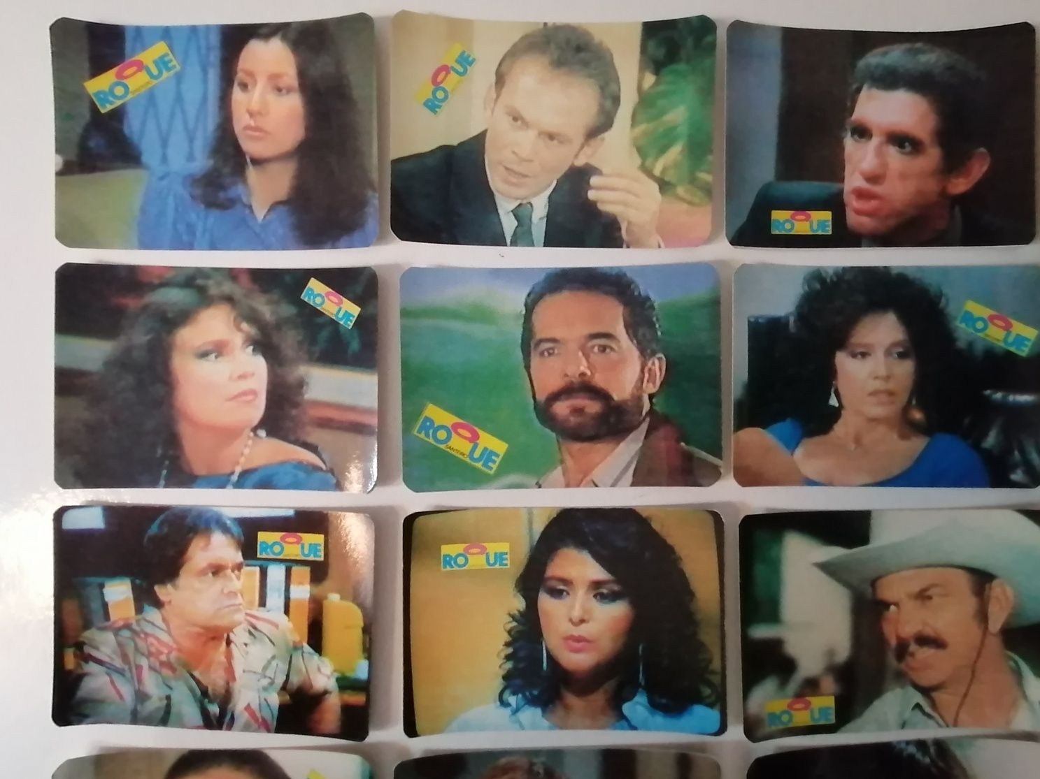 Conjunto de 25 calendários de 1988 da novela brasileira Roque Santeiro