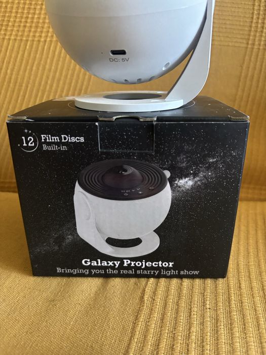 Проектор-нічник зоряного неба Galaxy Projector, світильник, планетарій