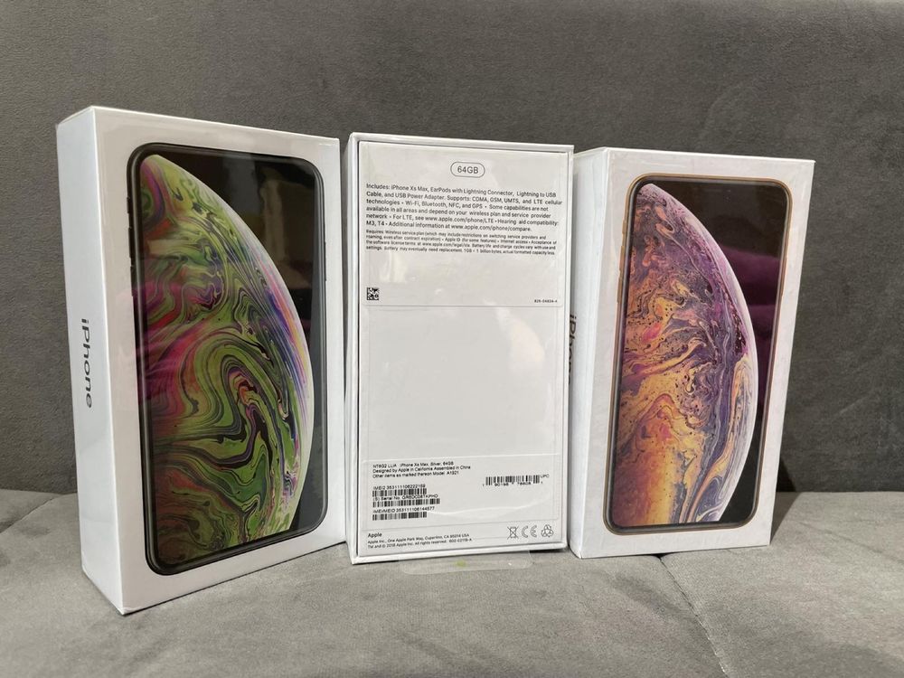 Iphone Xs max 64 , 256 , 512. New, Хс макс Новий