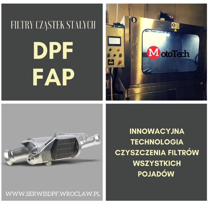 Eliminacja filtra DPF kasowanie regeneracja Mototech Wrocław od 349zł