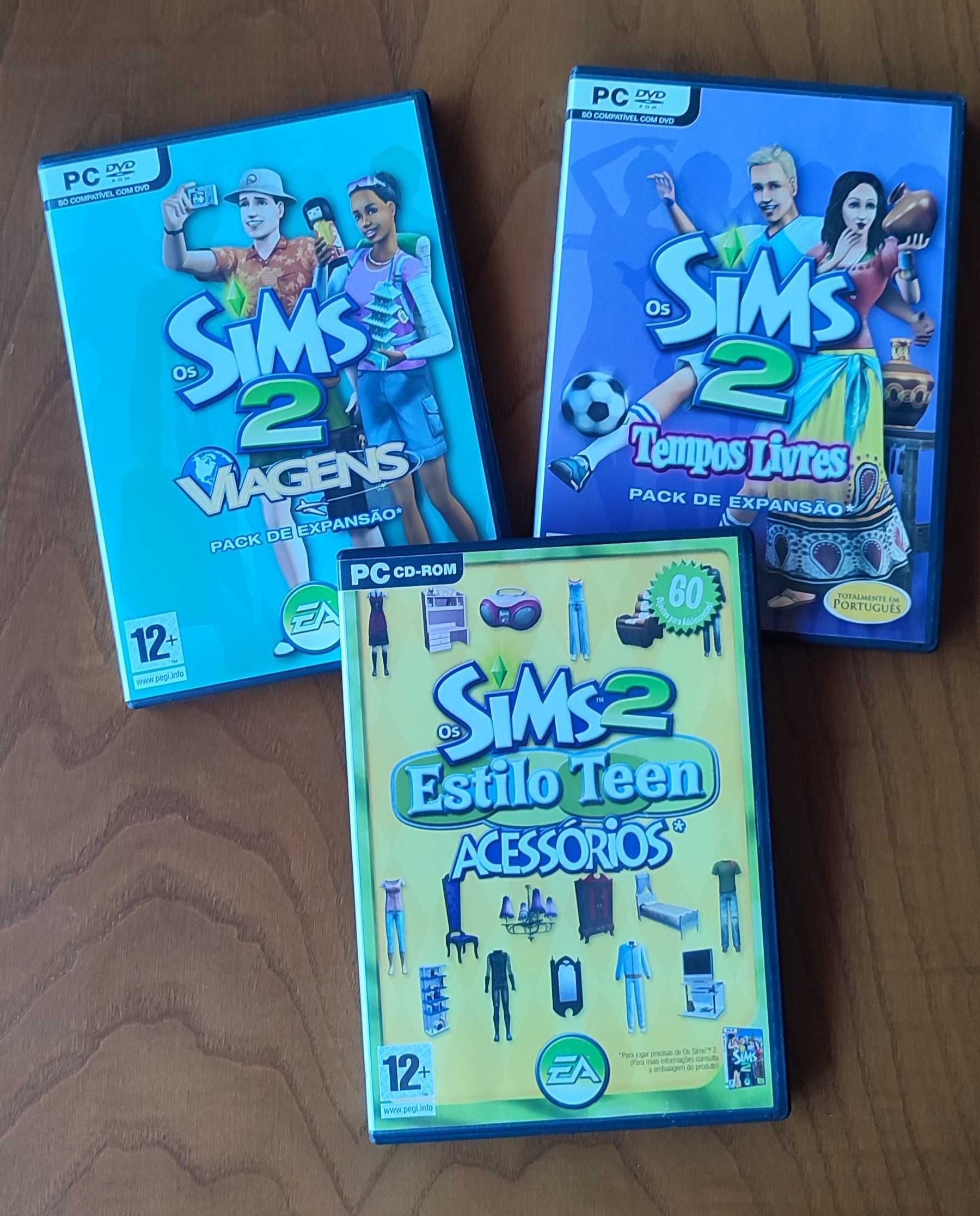 Jogos Sims 2 Deluxe + Expansões