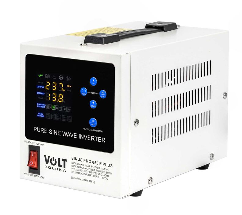 ДБЖ/UPS Volt Polska SINUS PRO 850E PLUS 12V 500/850W (3SPM08012M)