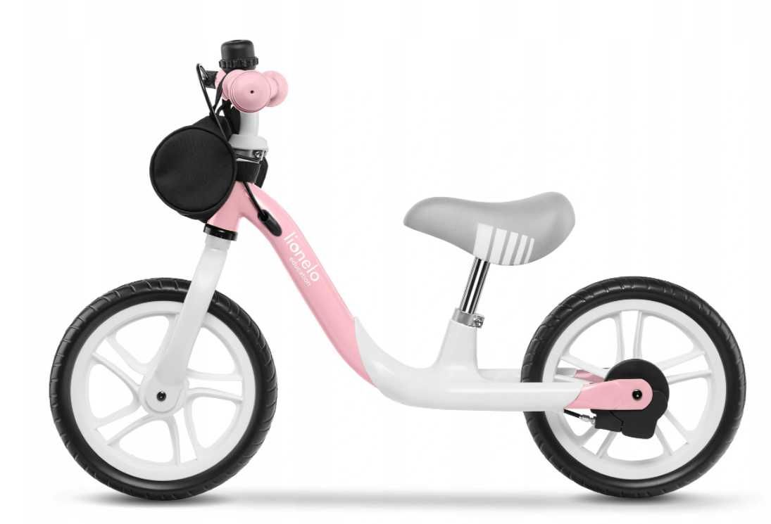 Rowerek biegowy Lionelo Arie Bubblegum różowy