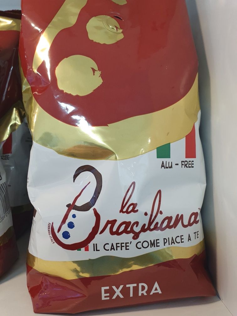 Kawa ziarnista La Brasiliana Rosso Extra 1kg