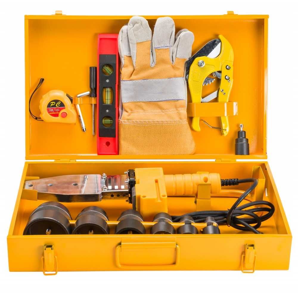 Zgrzewarka polifuzyjna do RUR PCV PP 2800W 7 Matryc 16 - 63MM