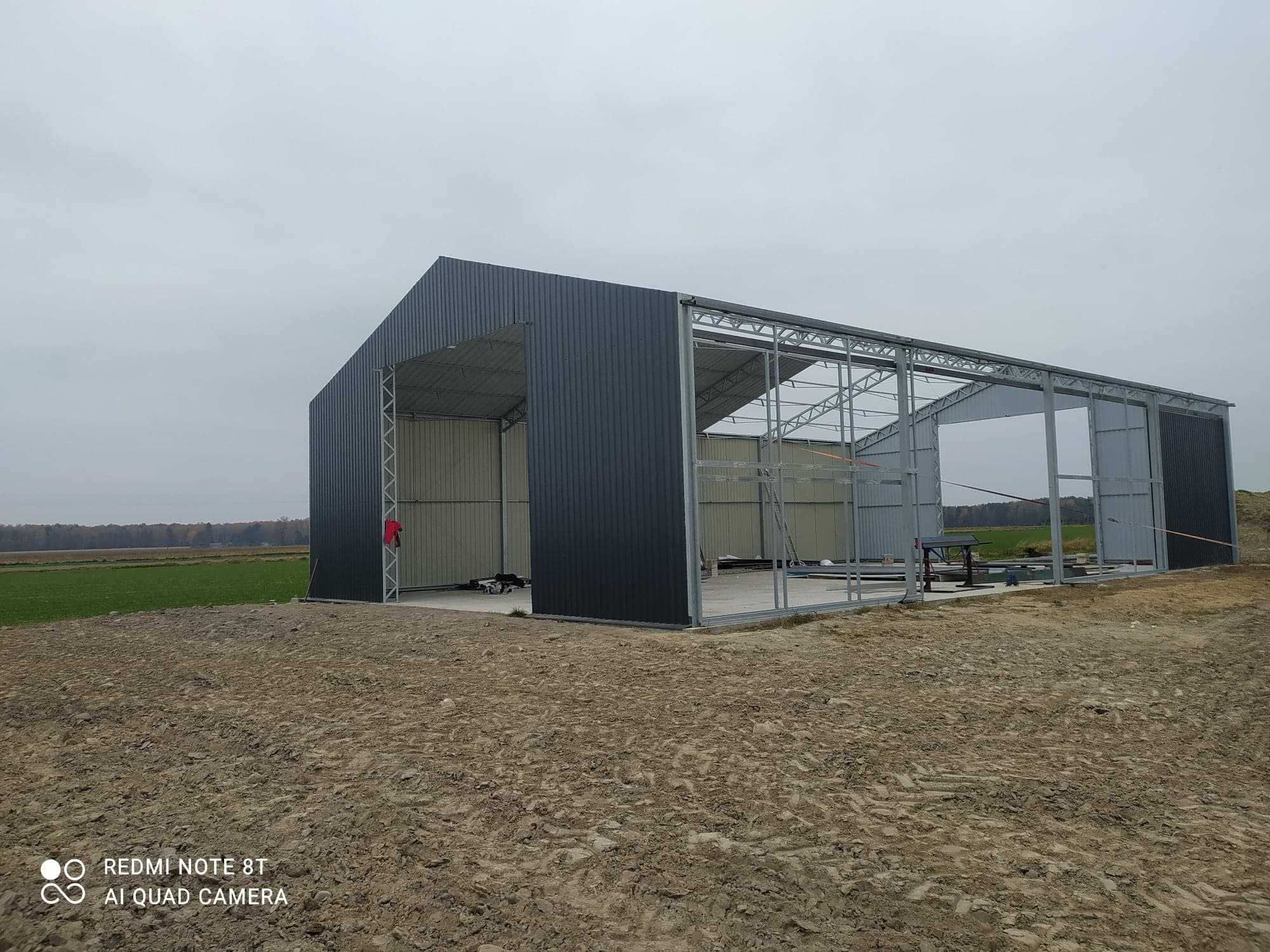 Hala stalowa 15x25x5m - konstrukcja