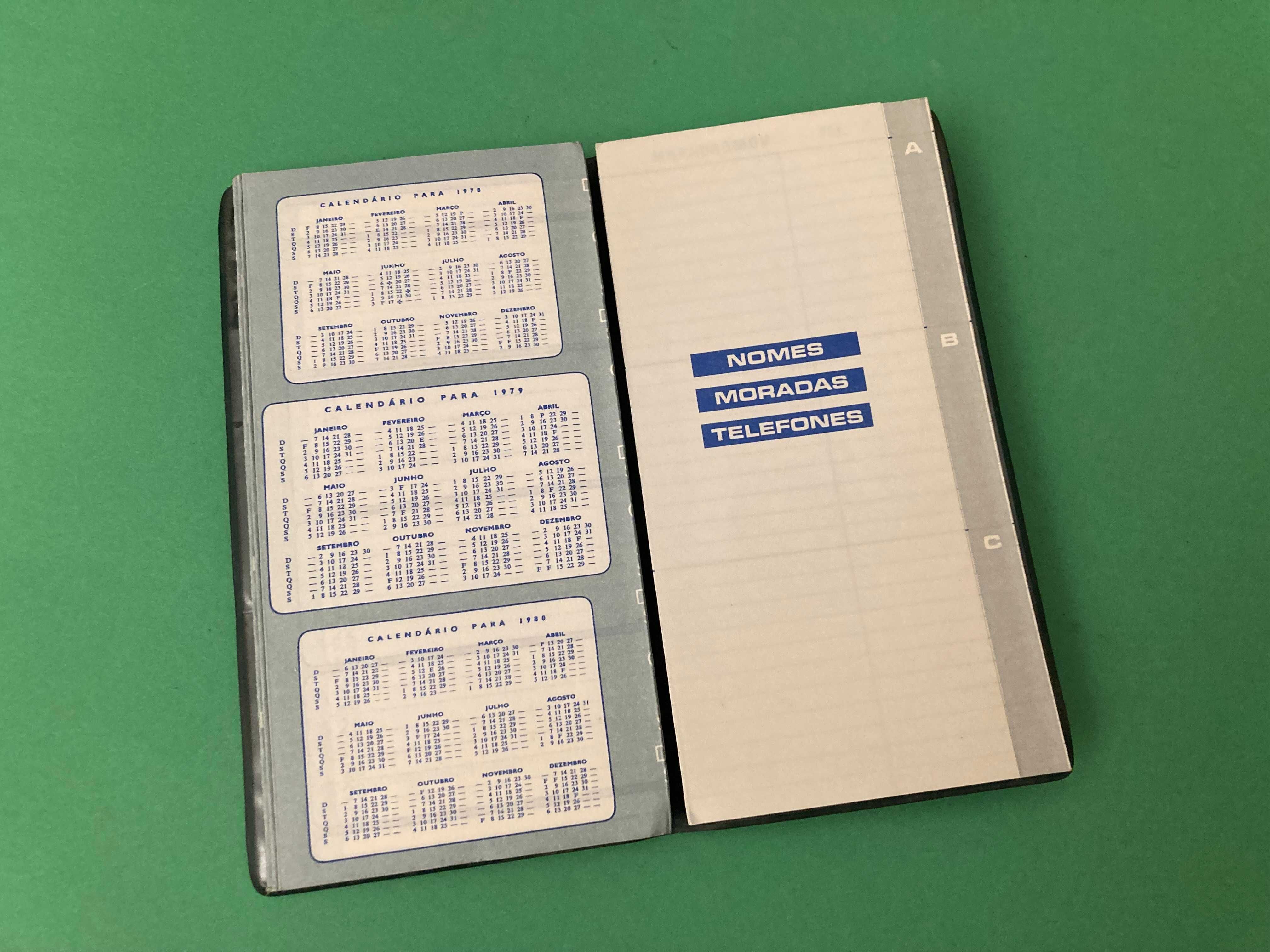 Rara Agenda de Bolso da marca Ambar de 1979 - Nova