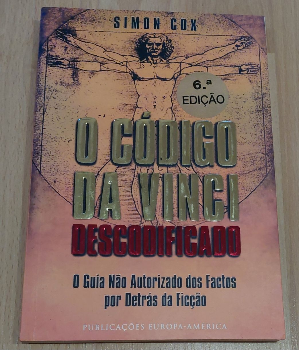 Codigo Da Vinci, Anjos e Demónios etc 7€ cada / 4 livros 25 euros