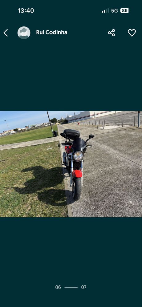 Vendo Suzuki sv 650 posso aceitar retoma de 125