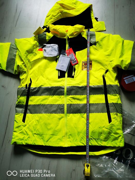 Kurtka robocza zimowa ostrzegawcza