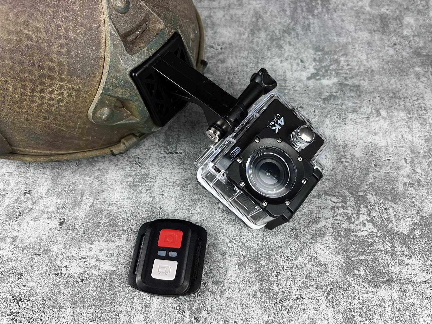 Hełm FAST kamera MiniCam 4K Action Camera obudowa montaż asg jak gopro