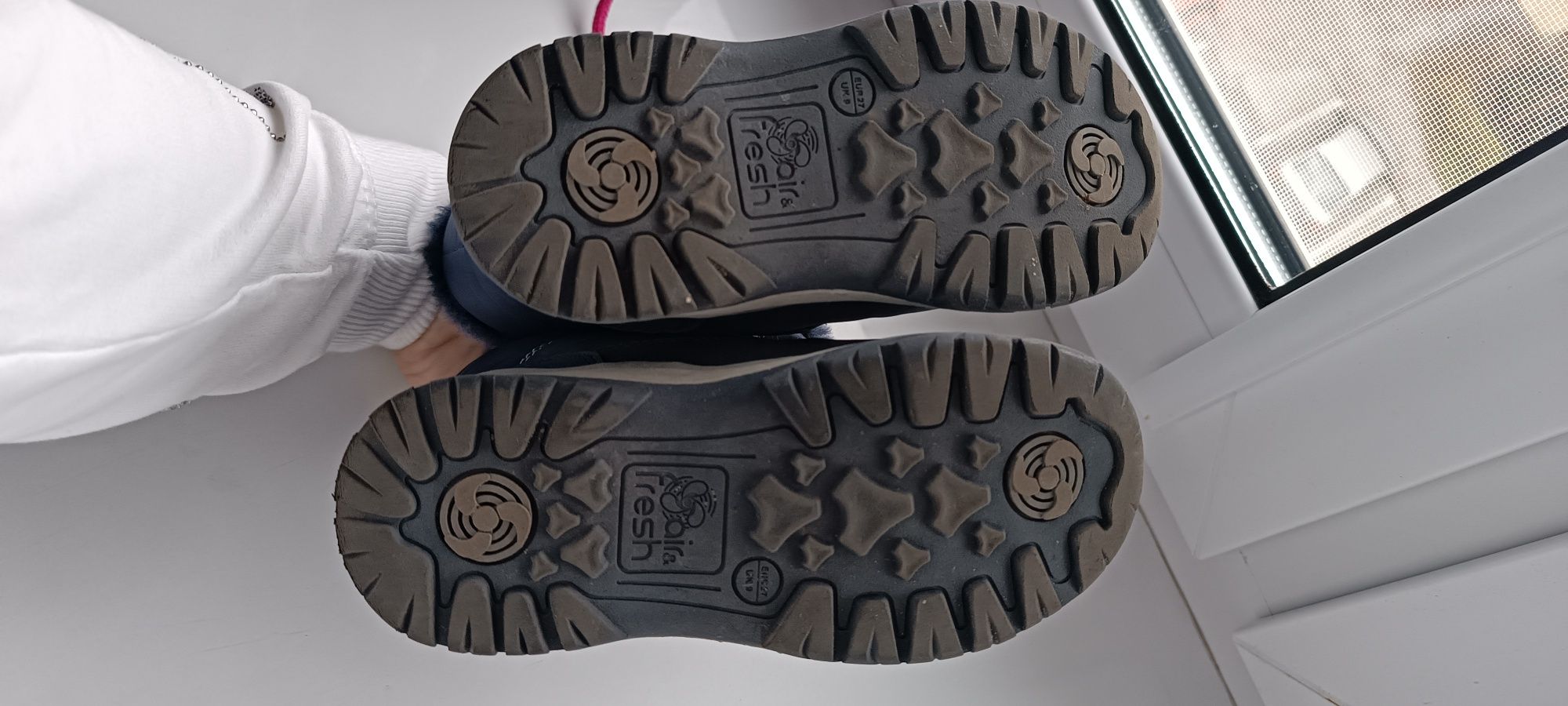 Buty zimowe, śniegowce, ocieplane,  dziewczęce