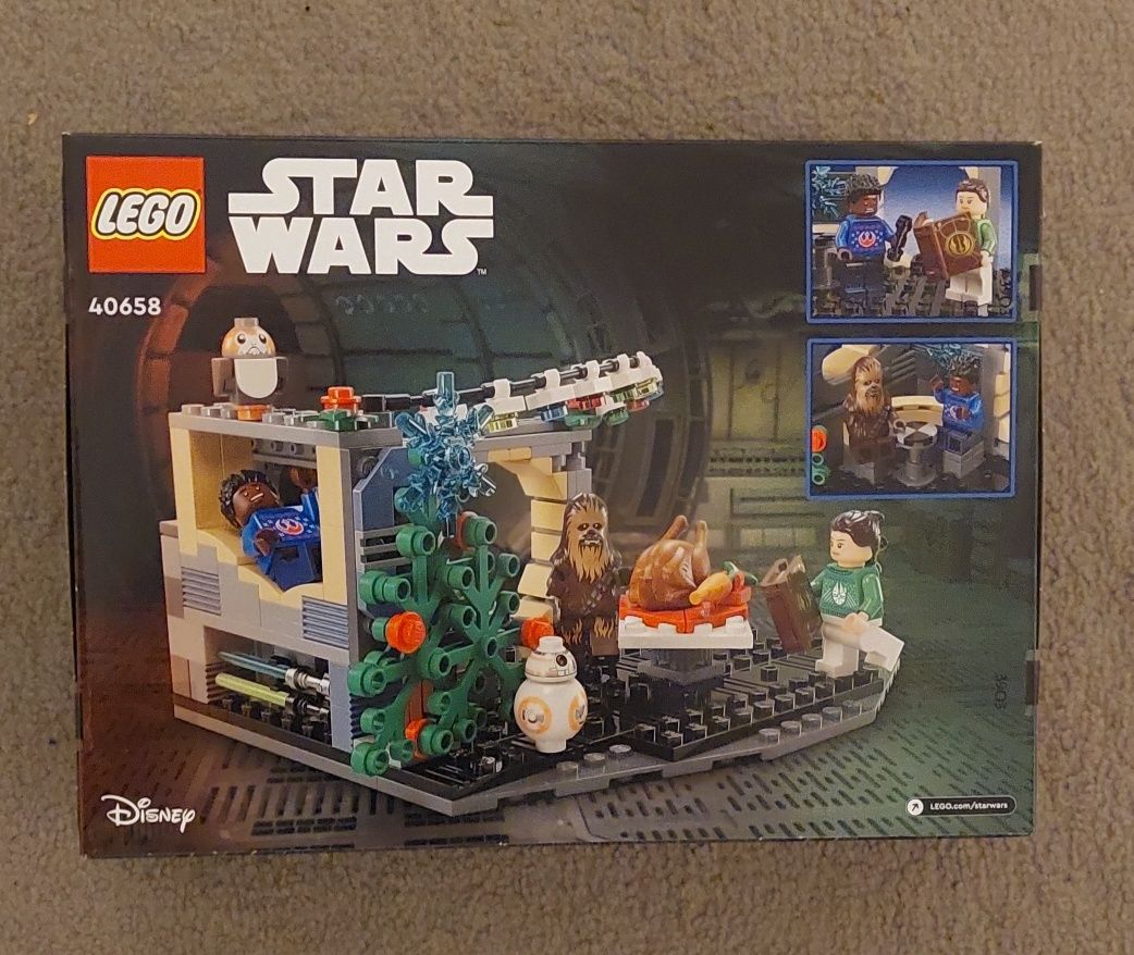 Lego 40658 star wars świąteczna diorama z Sokolem Millenium
