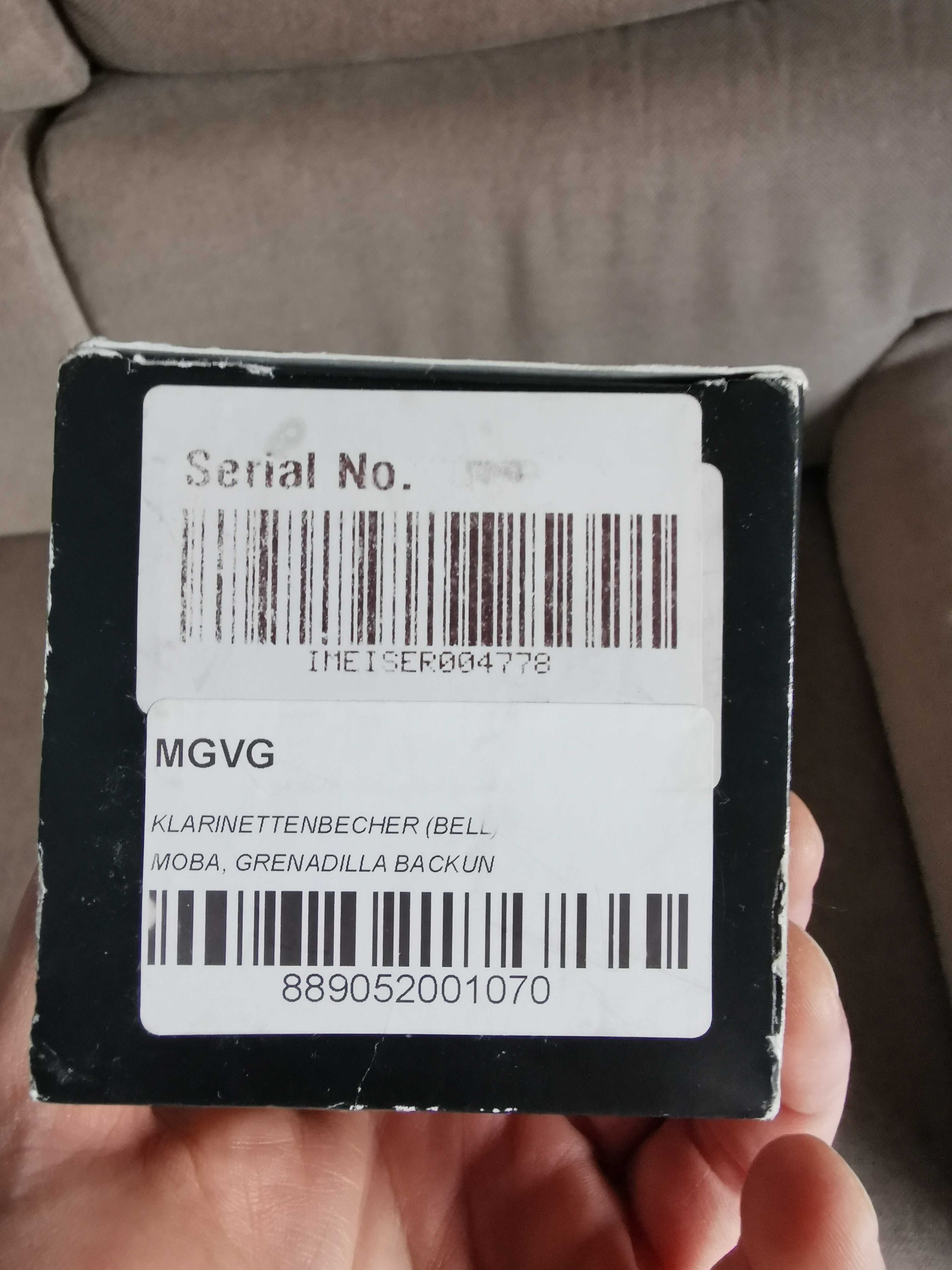 Czara do klarnetu Backun Moba Grenadilla