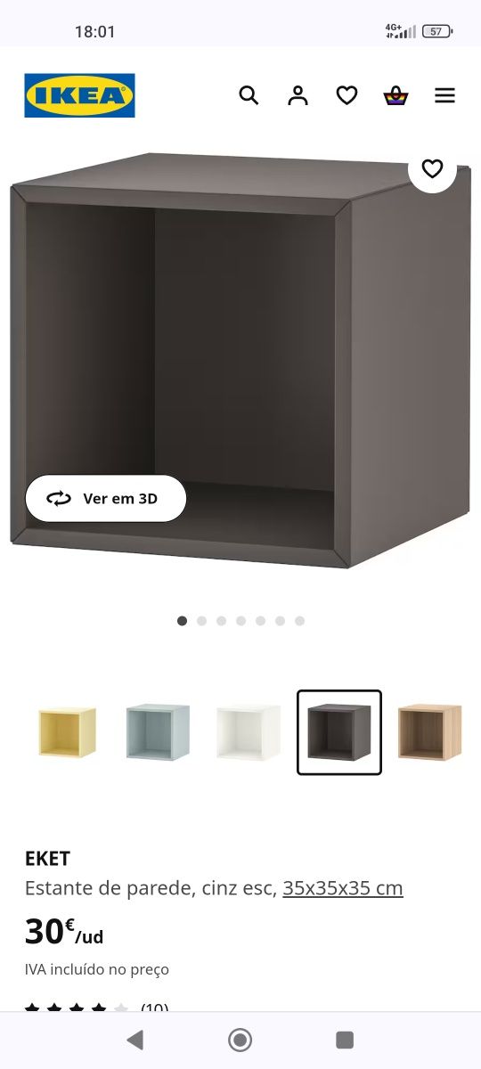 Estante de parede IKEA Valje