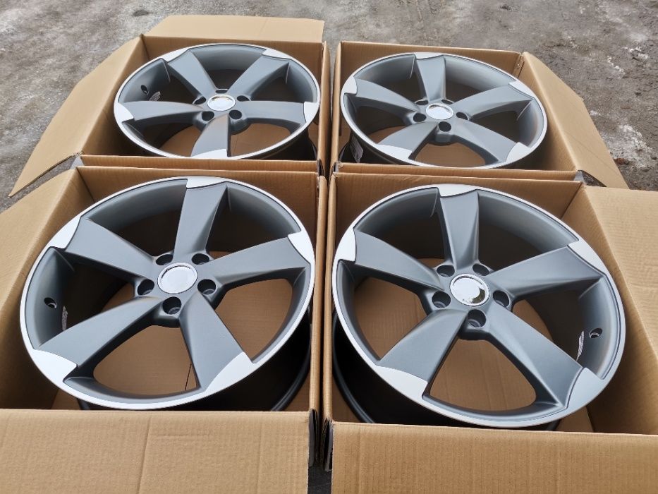 Alufelgi 5x112 17" ET35 Audi A3 A4 B6 B7 B8 A6 C5 C6 C7 Q2 Q3 Q5 Rotor