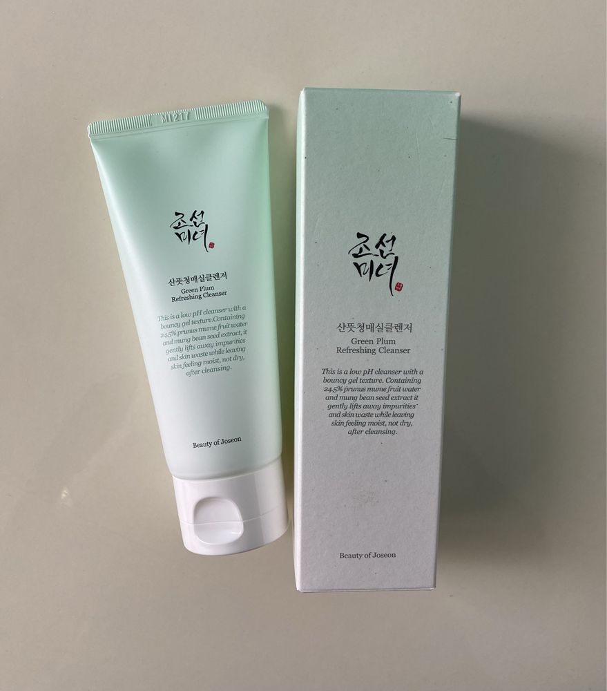 Гель для очищення обличчя Beauty of Joseon green plum cleanser 100ml