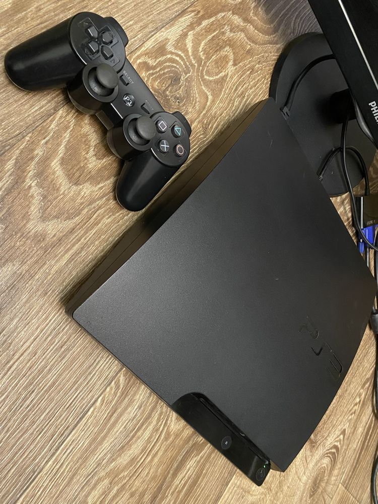 Sony playstation 3 Slim ps3+ 25игр 250гб приставка.