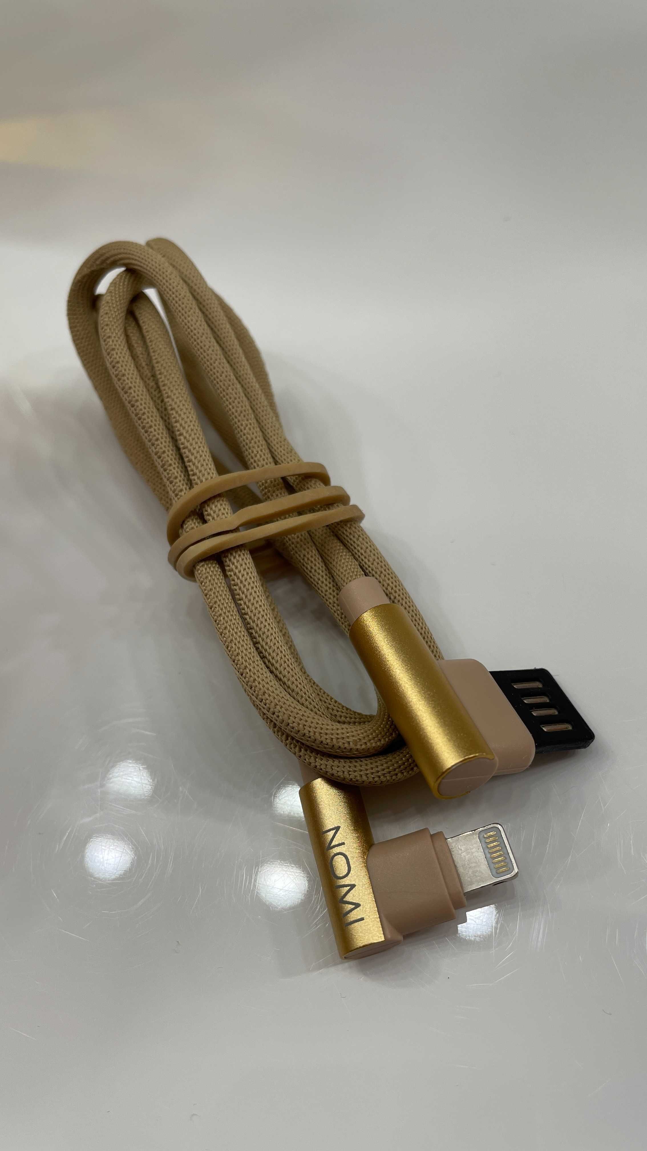 Кабель Nomi Lightning – USB 1 м золотой DCPQ 10i