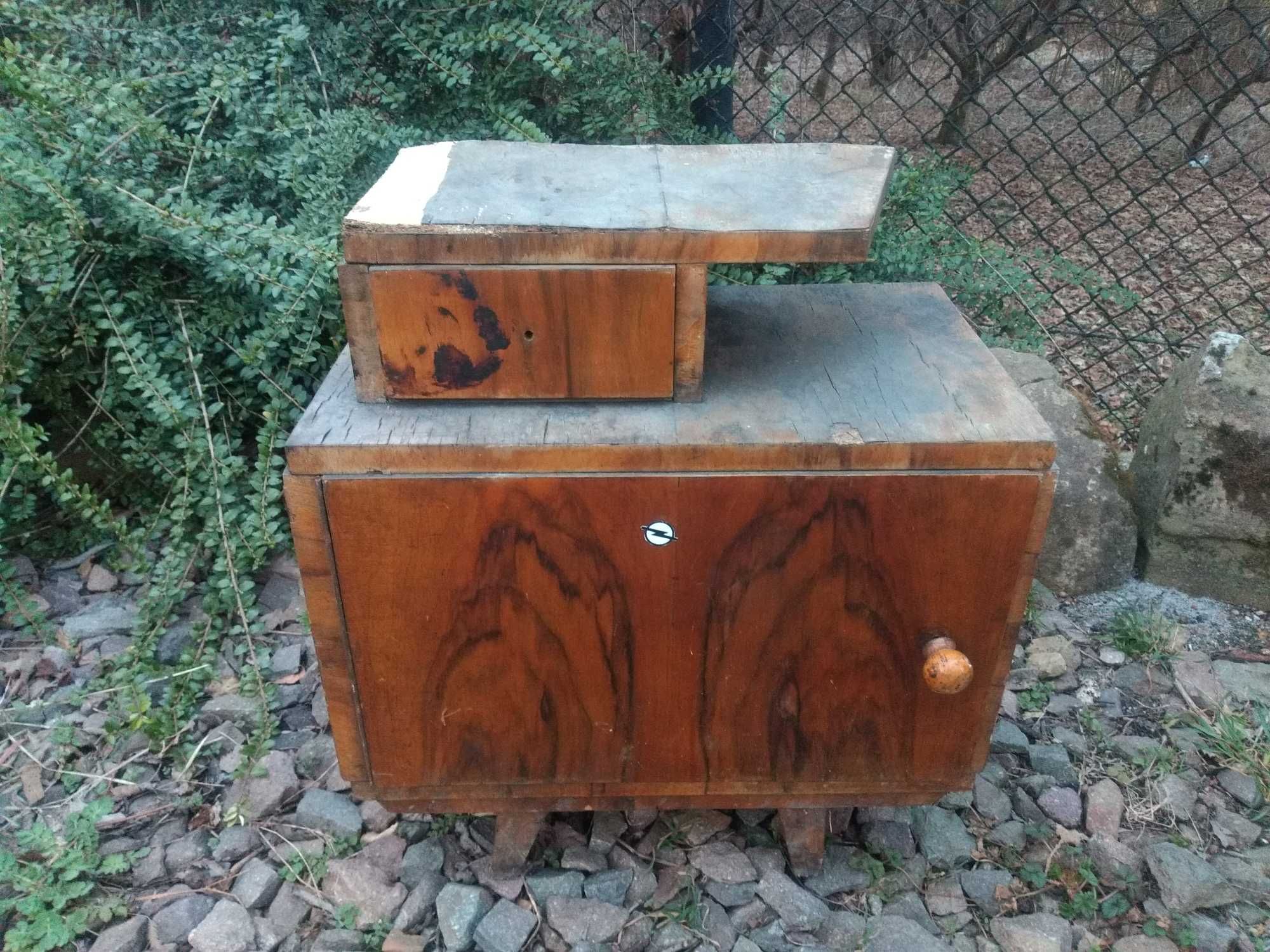 para starych szafek nocnych, nakastliki, art deco, vintage, PRL
