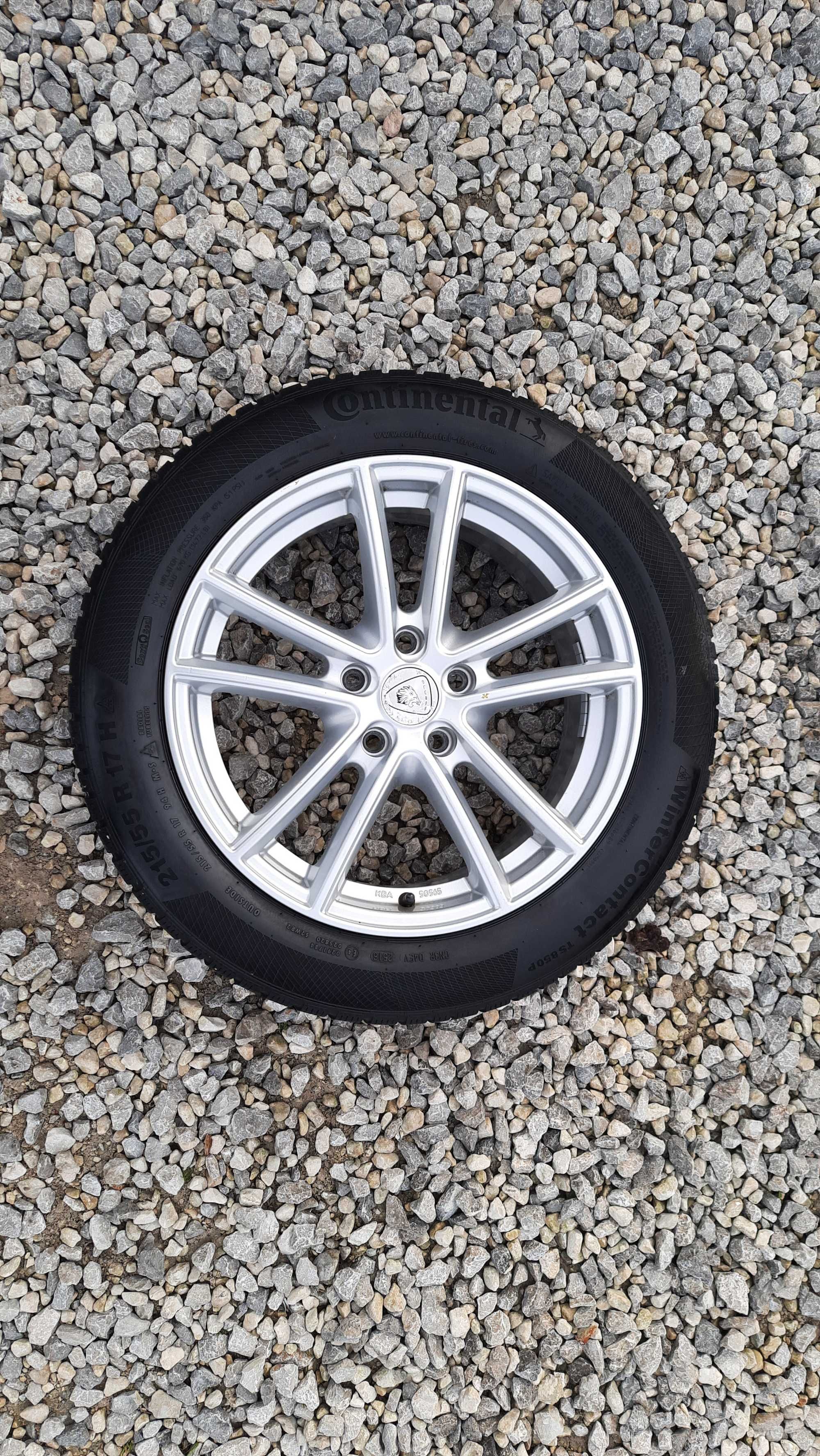 Koła felgi alufelgi 215/55/17 5x112 VW Skoda Seat Zima