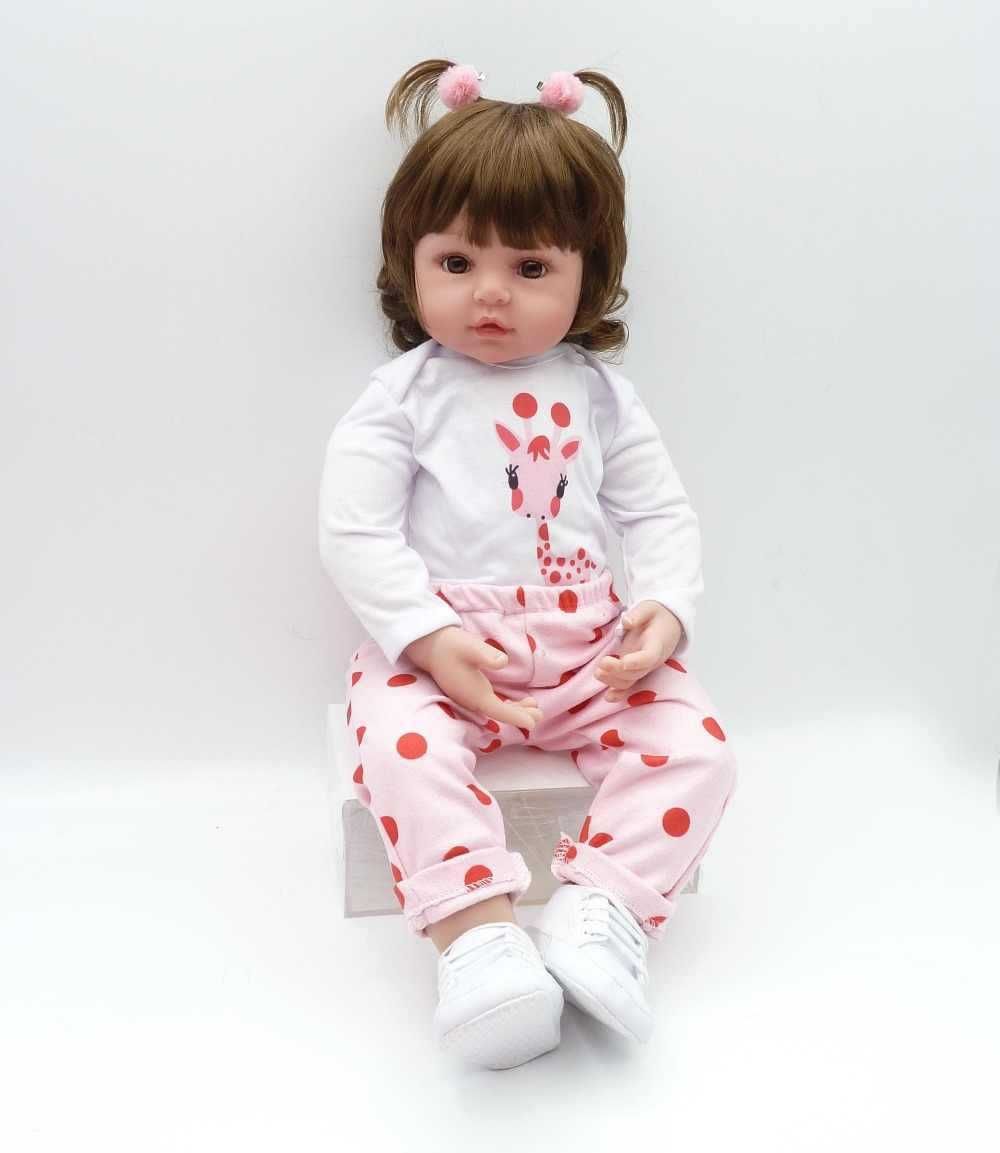 Кукла Реборн (Reborn Doll) 47 см с жирафиком